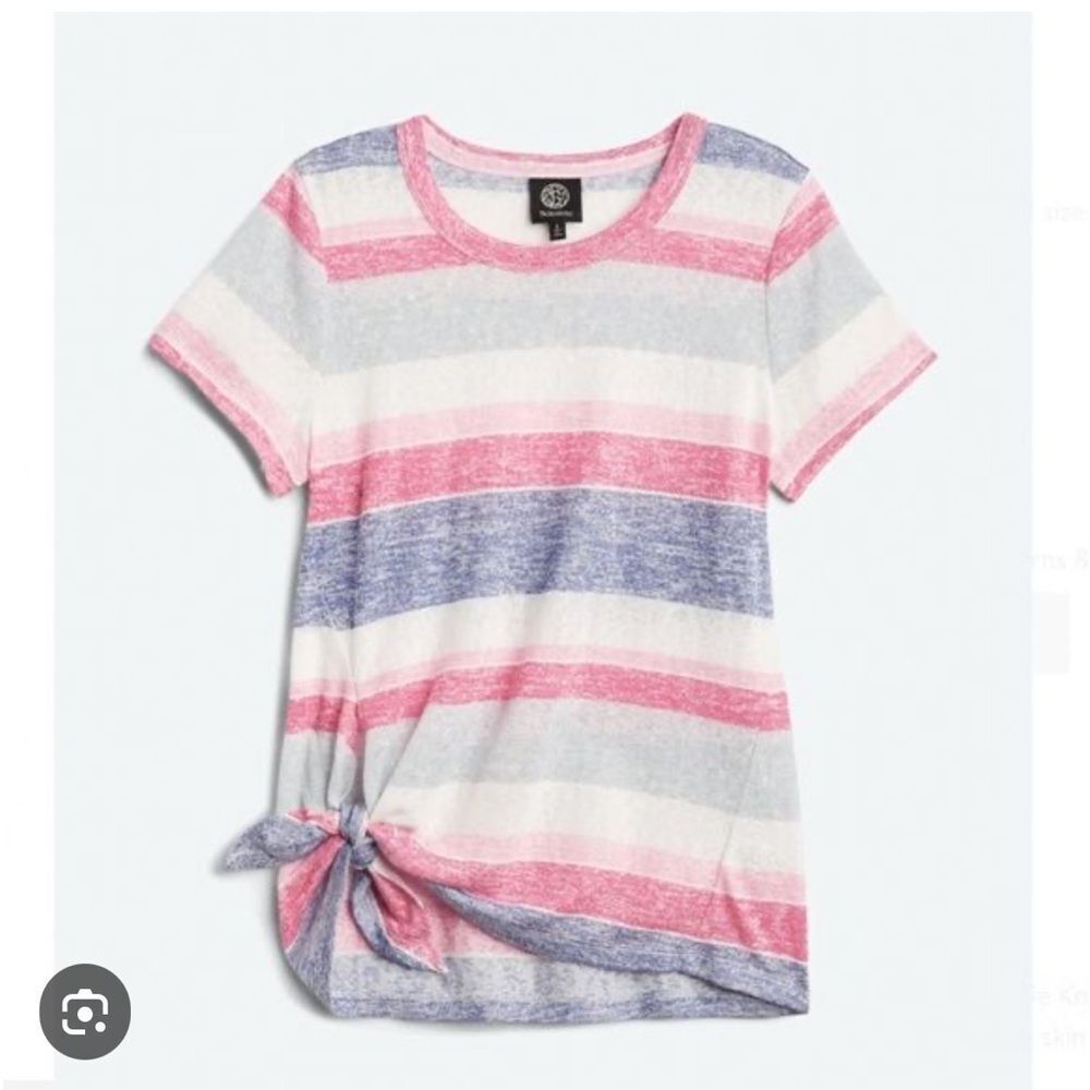 Bobeau Michelle Side Tie Knot Top‎ Off White 3X Stitch Fix Nwt